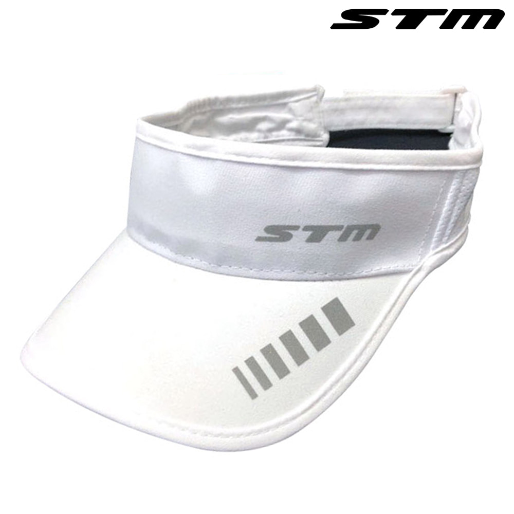 STM 썬바이저 White 모자 마라톤 초경량 썬캡 러닝캡모자